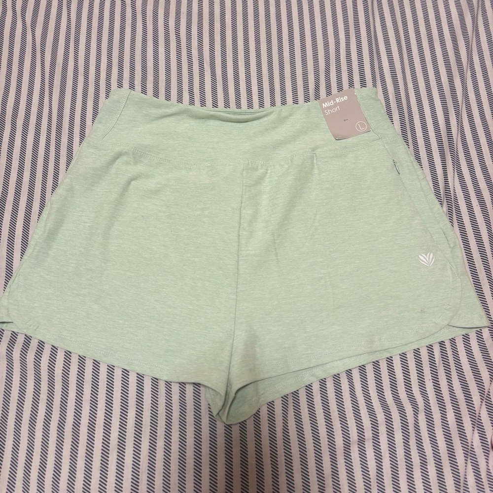 Forever 21 Light Green Athletic Shorts